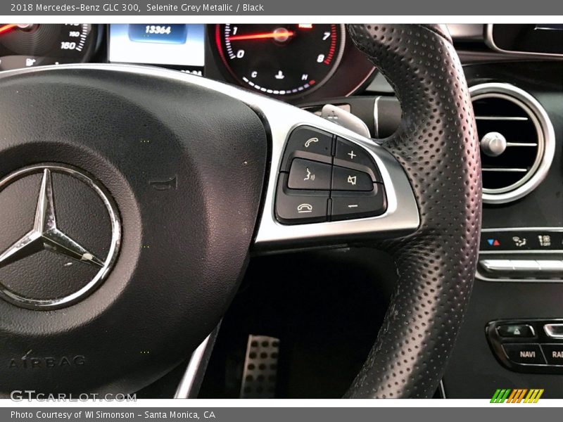 Selenite Grey Metallic / Black 2018 Mercedes-Benz GLC 300