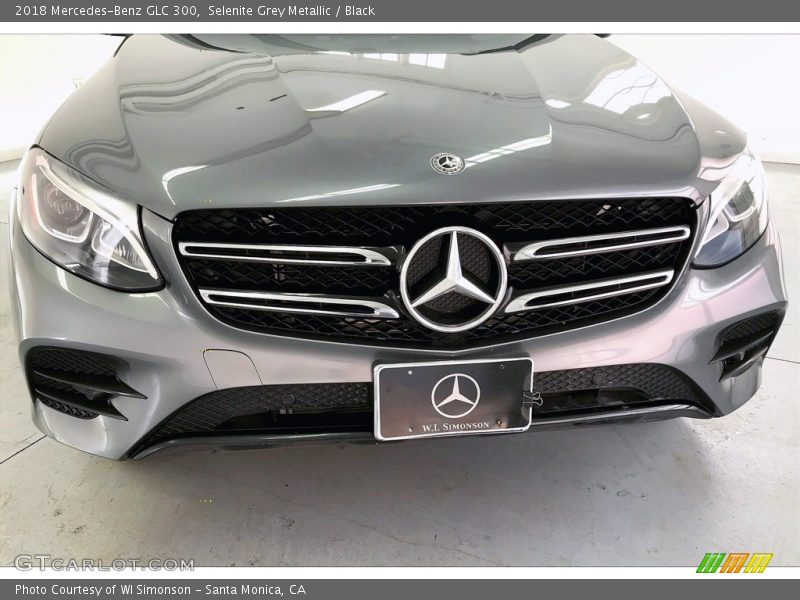 Selenite Grey Metallic / Black 2018 Mercedes-Benz GLC 300