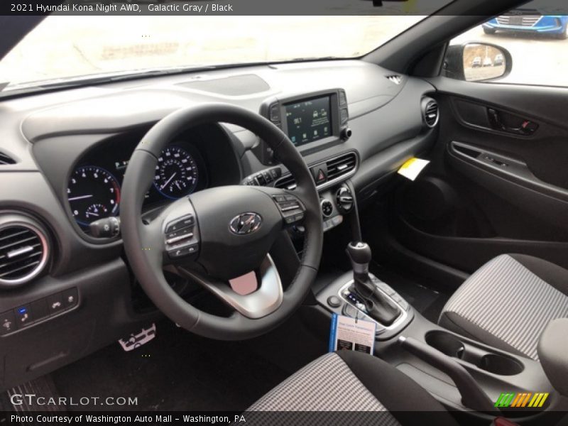 2021 Kona Night AWD Black Interior