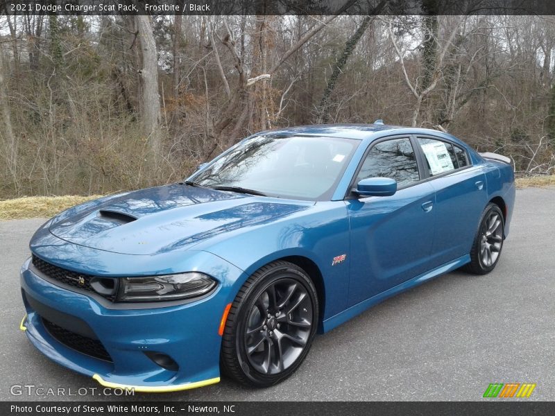 Frostbite / Black 2021 Dodge Charger Scat Pack