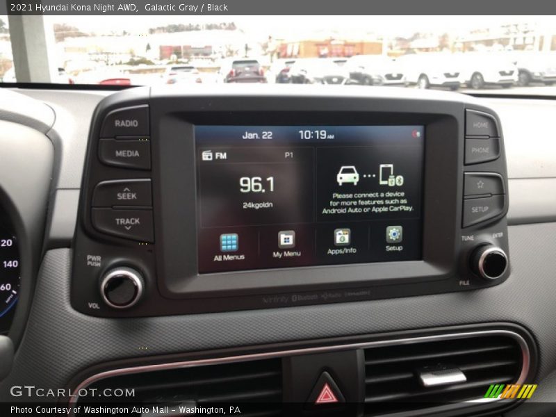 Galactic Gray / Black 2021 Hyundai Kona Night AWD