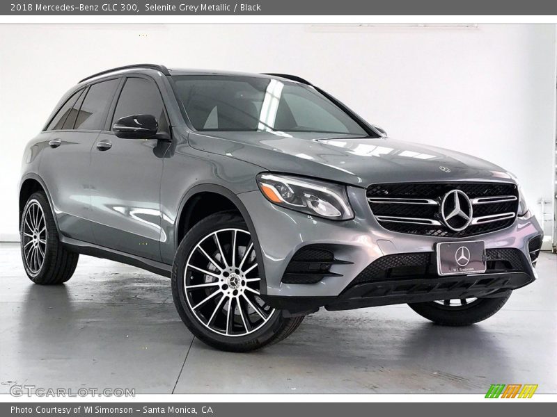 Selenite Grey Metallic / Black 2018 Mercedes-Benz GLC 300