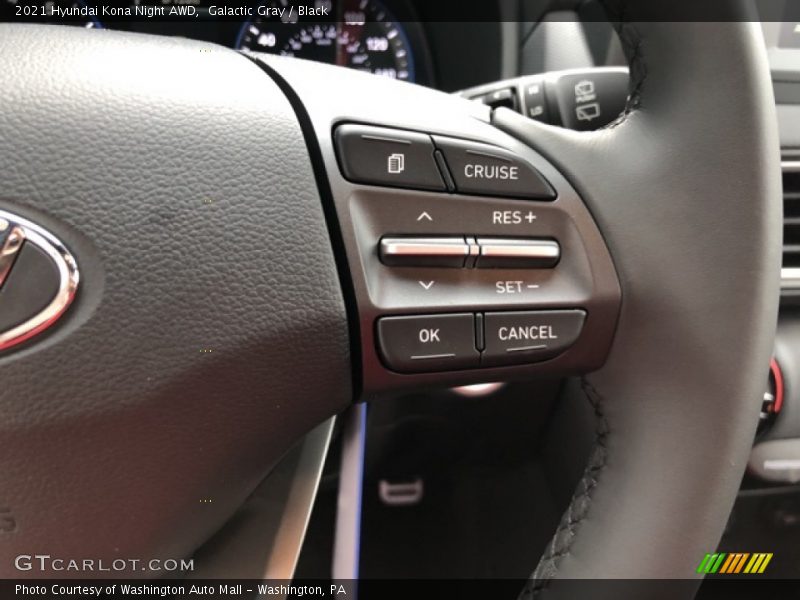  2021 Kona Night AWD Steering Wheel