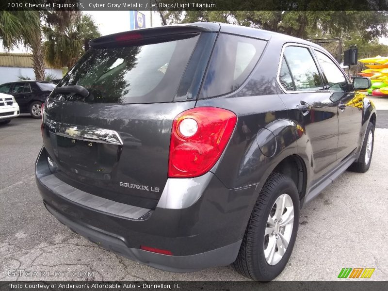 Cyber Gray Metallic / Jet Black/Light Titanium 2010 Chevrolet Equinox LS