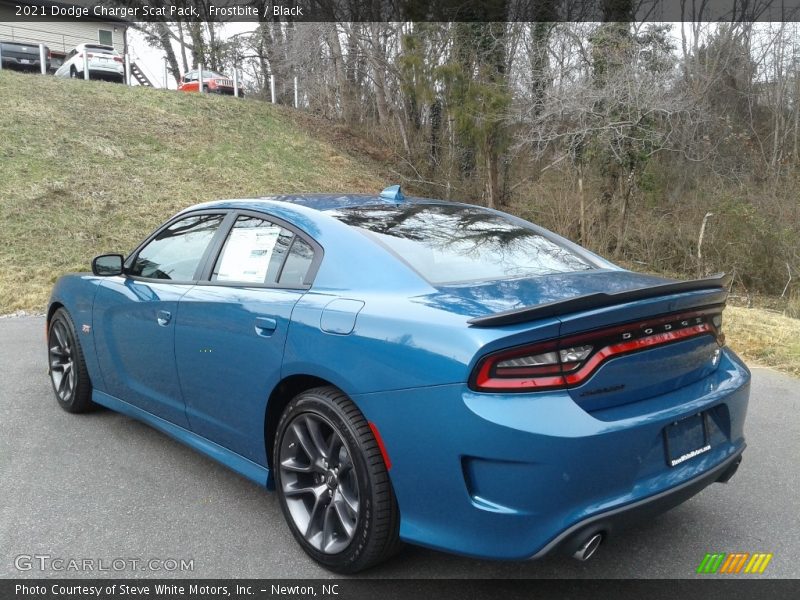Frostbite / Black 2021 Dodge Charger Scat Pack