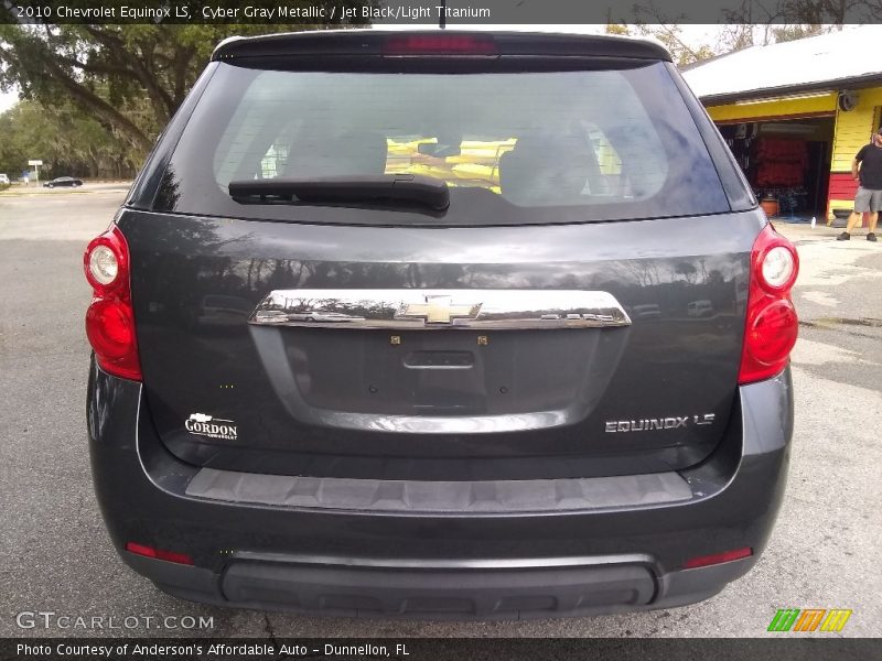 Cyber Gray Metallic / Jet Black/Light Titanium 2010 Chevrolet Equinox LS