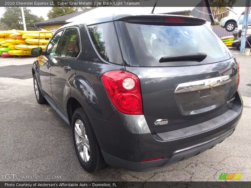 Cyber Gray Metallic / Jet Black/Light Titanium 2010 Chevrolet Equinox LS
