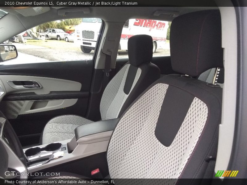 Cyber Gray Metallic / Jet Black/Light Titanium 2010 Chevrolet Equinox LS