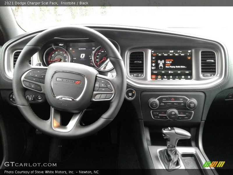 Frostbite / Black 2021 Dodge Charger Scat Pack