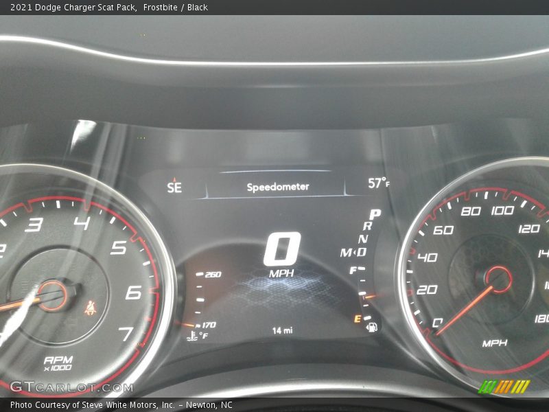 Frostbite / Black 2021 Dodge Charger Scat Pack