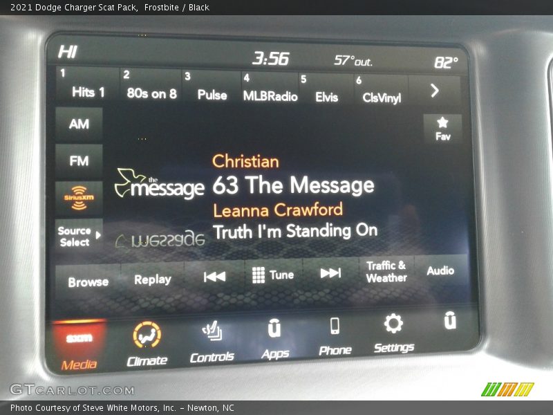 Frostbite / Black 2021 Dodge Charger Scat Pack