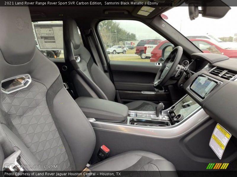 Front Seat of 2021 Range Rover Sport SVR Carbon Edition