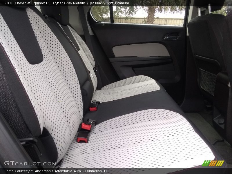 Cyber Gray Metallic / Jet Black/Light Titanium 2010 Chevrolet Equinox LS
