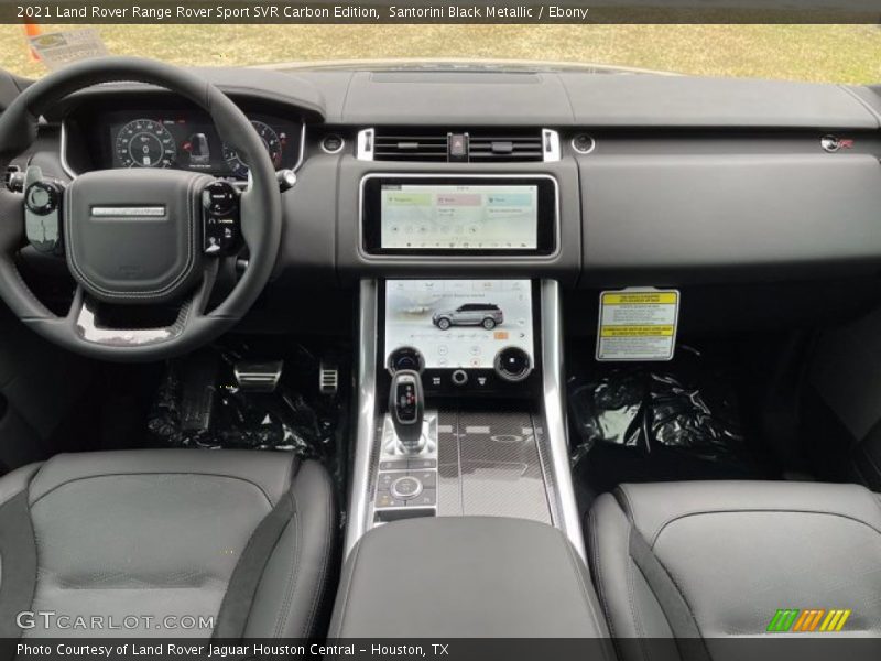 Dashboard of 2021 Range Rover Sport SVR Carbon Edition