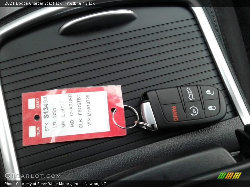 Frostbite / Black 2021 Dodge Charger Scat Pack