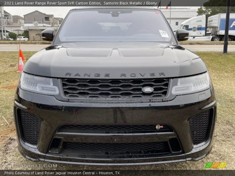  2021 Range Rover Sport SVR Carbon Edition Santorini Black Metallic