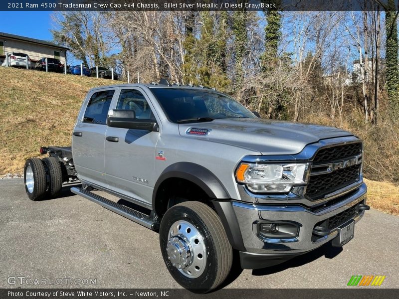 Billet Silver Metallic / Diesel Gray/Black 2021 Ram 4500 Tradesman Crew Cab 4x4 Chassis