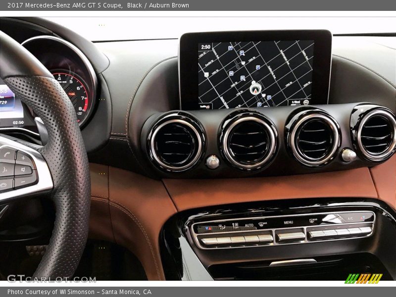 Black / Auburn Brown 2017 Mercedes-Benz AMG GT S Coupe