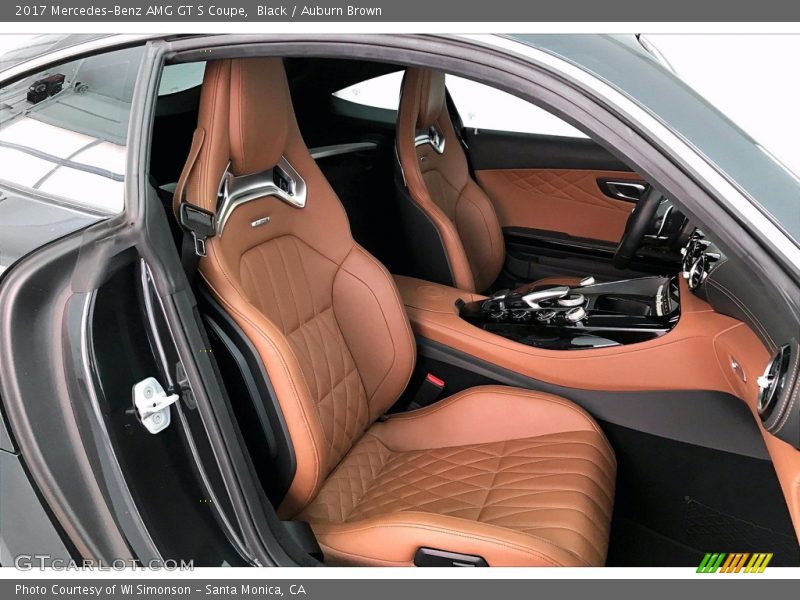 Black / Auburn Brown 2017 Mercedes-Benz AMG GT S Coupe