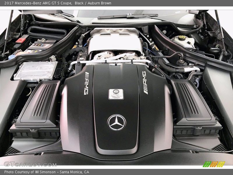 Black / Auburn Brown 2017 Mercedes-Benz AMG GT S Coupe