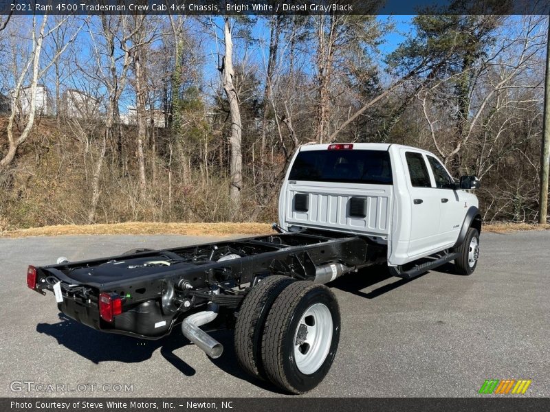 Bright White / Diesel Gray/Black 2021 Ram 4500 Tradesman Crew Cab 4x4 Chassis