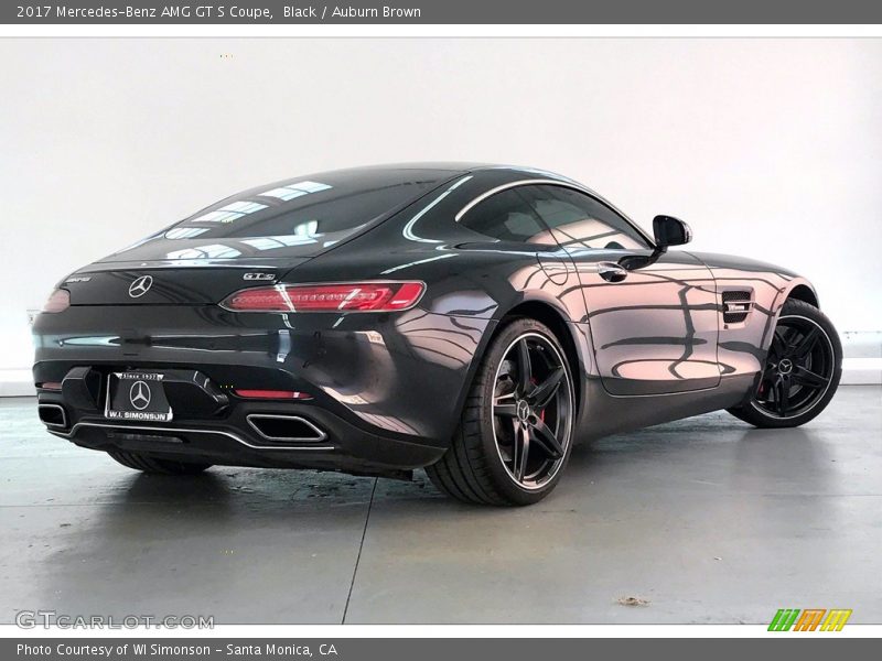 Black / Auburn Brown 2017 Mercedes-Benz AMG GT S Coupe