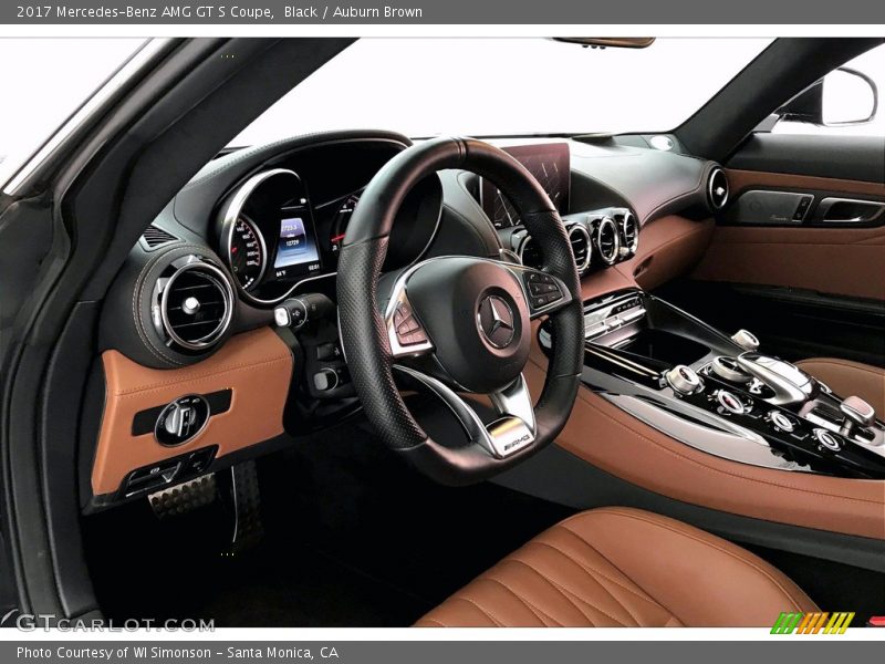 Black / Auburn Brown 2017 Mercedes-Benz AMG GT S Coupe