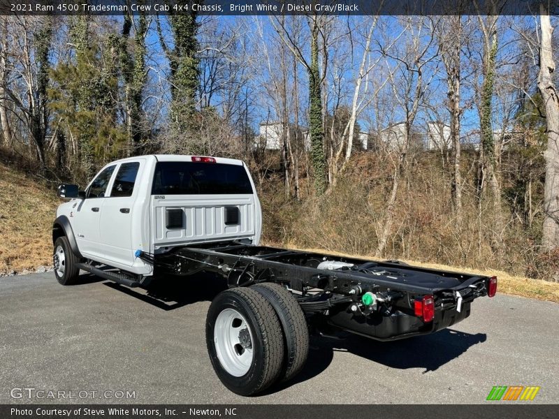 Bright White / Diesel Gray/Black 2021 Ram 4500 Tradesman Crew Cab 4x4 Chassis