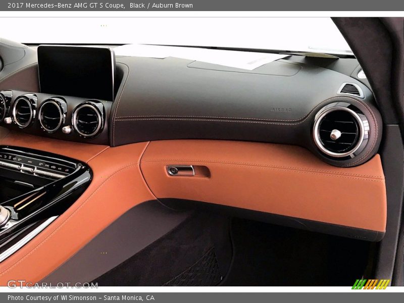 Black / Auburn Brown 2017 Mercedes-Benz AMG GT S Coupe