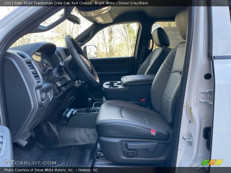 Front Seat of 2021 4500 Tradesman Crew Cab 4x4 Chassis