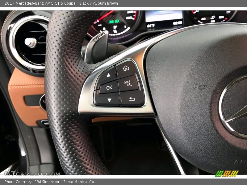 Black / Auburn Brown 2017 Mercedes-Benz AMG GT S Coupe