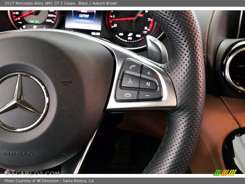 Black / Auburn Brown 2017 Mercedes-Benz AMG GT S Coupe