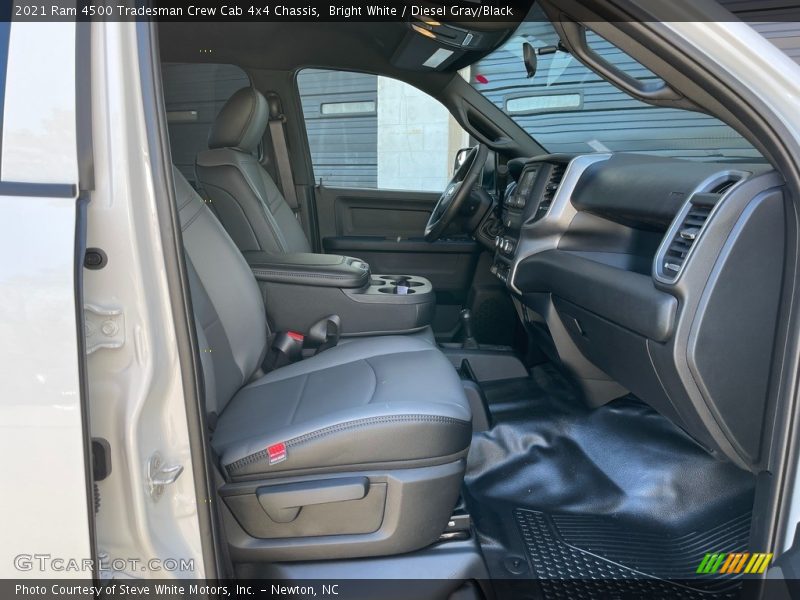 Front Seat of 2021 4500 Tradesman Crew Cab 4x4 Chassis