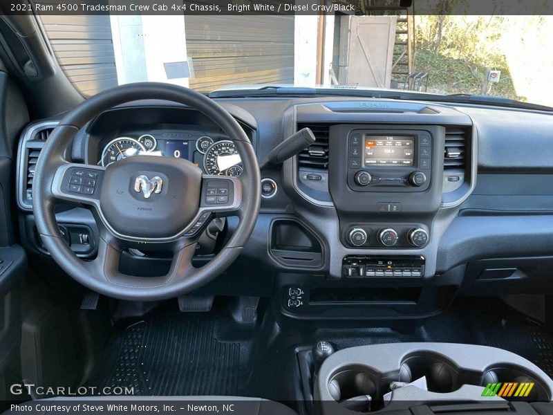 Bright White / Diesel Gray/Black 2021 Ram 4500 Tradesman Crew Cab 4x4 Chassis