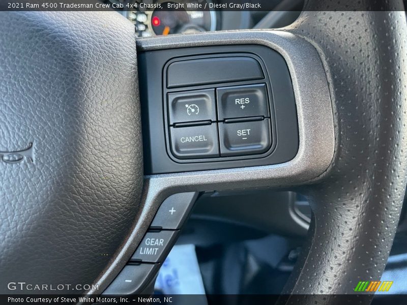 Bright White / Diesel Gray/Black 2021 Ram 4500 Tradesman Crew Cab 4x4 Chassis