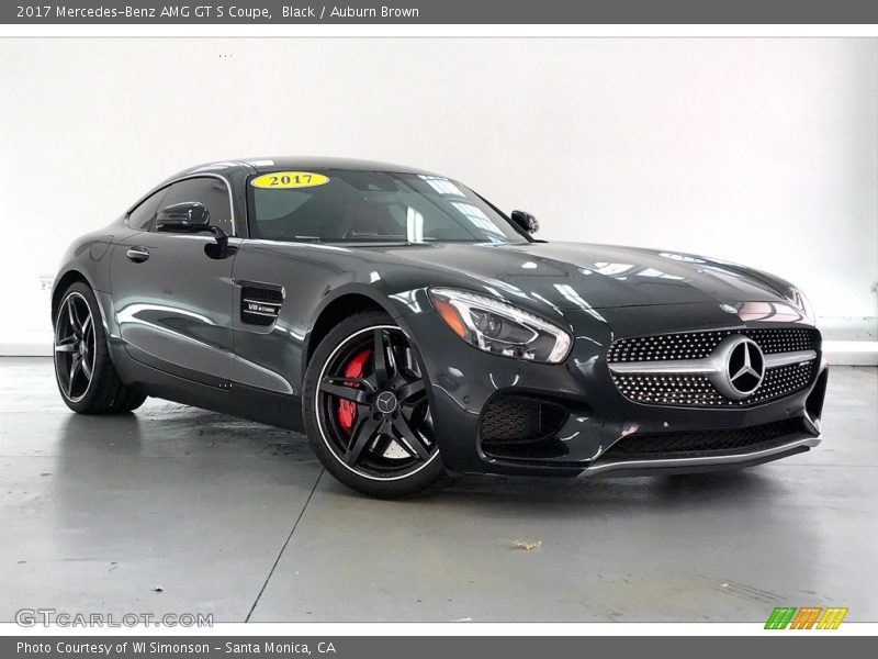 Black / Auburn Brown 2017 Mercedes-Benz AMG GT S Coupe