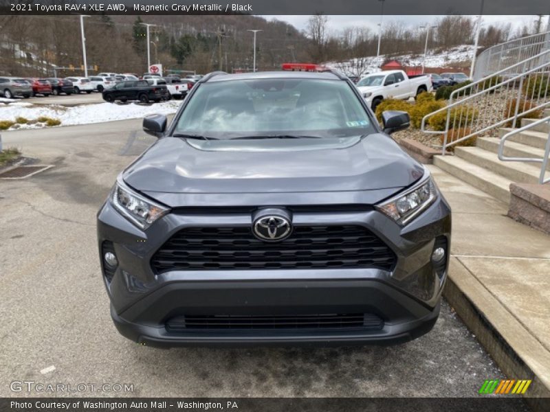 Magnetic Gray Metallic / Black 2021 Toyota RAV4 XLE AWD