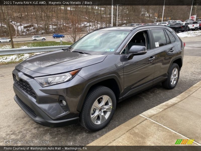 Magnetic Gray Metallic / Black 2021 Toyota RAV4 XLE AWD