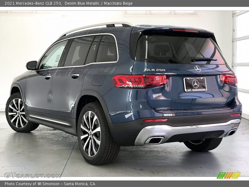 Denim Blue Metallic / Macchiato Beige 2021 Mercedes-Benz GLB 250