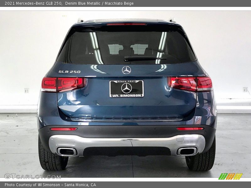 Denim Blue Metallic / Macchiato Beige 2021 Mercedes-Benz GLB 250