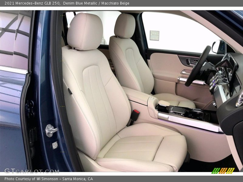 Denim Blue Metallic / Macchiato Beige 2021 Mercedes-Benz GLB 250