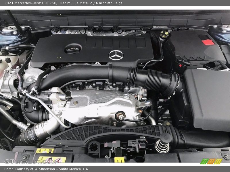 Denim Blue Metallic / Macchiato Beige 2021 Mercedes-Benz GLB 250