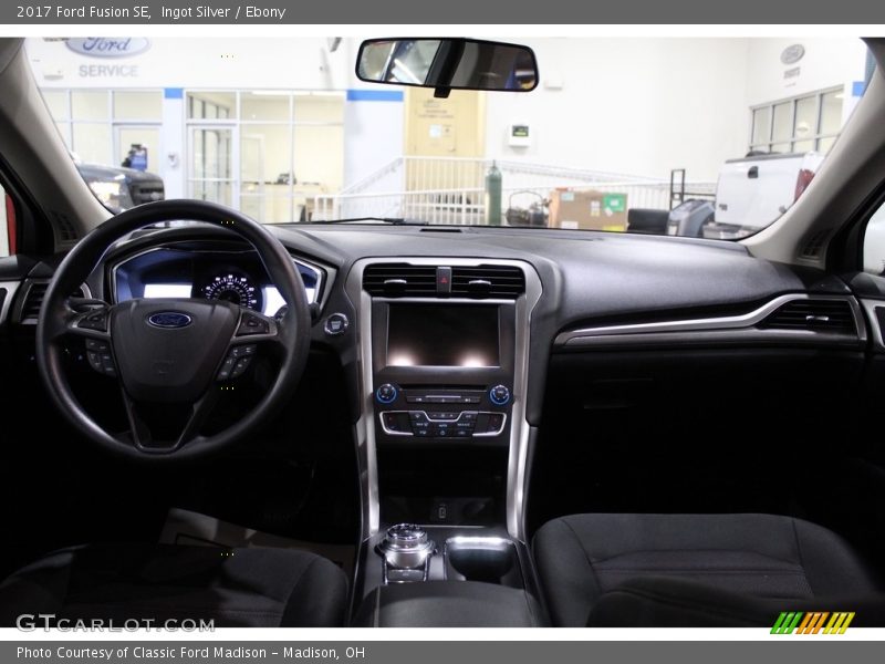 Ingot Silver / Ebony 2017 Ford Fusion SE