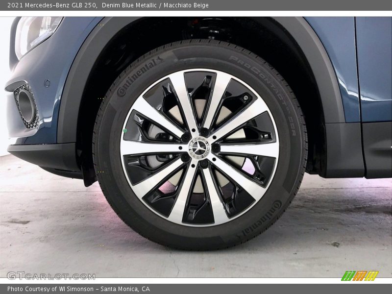 Denim Blue Metallic / Macchiato Beige 2021 Mercedes-Benz GLB 250