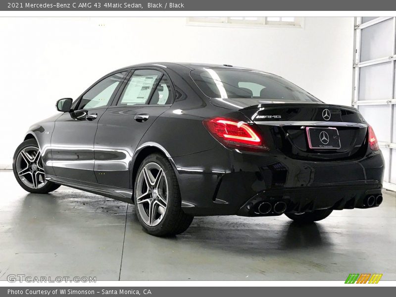 Black / Black 2021 Mercedes-Benz C AMG 43 4Matic Sedan