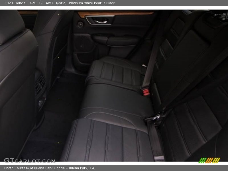 Platinum White Pearl / Black 2021 Honda CR-V EX-L AWD Hybrid