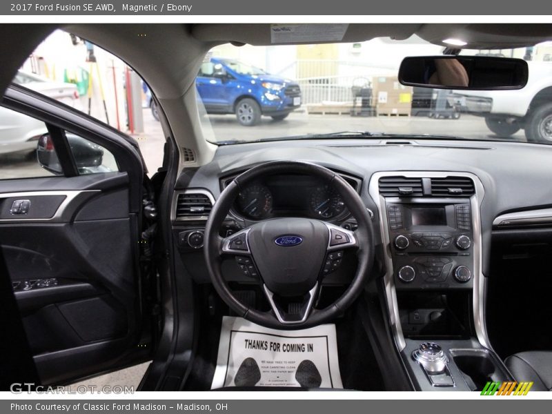 Magnetic / Ebony 2017 Ford Fusion SE AWD