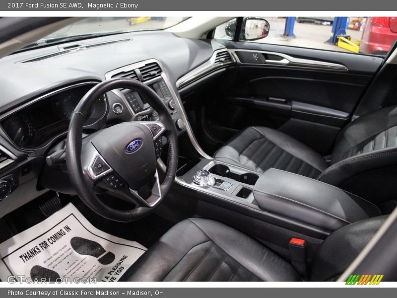 Magnetic / Ebony 2017 Ford Fusion SE AWD