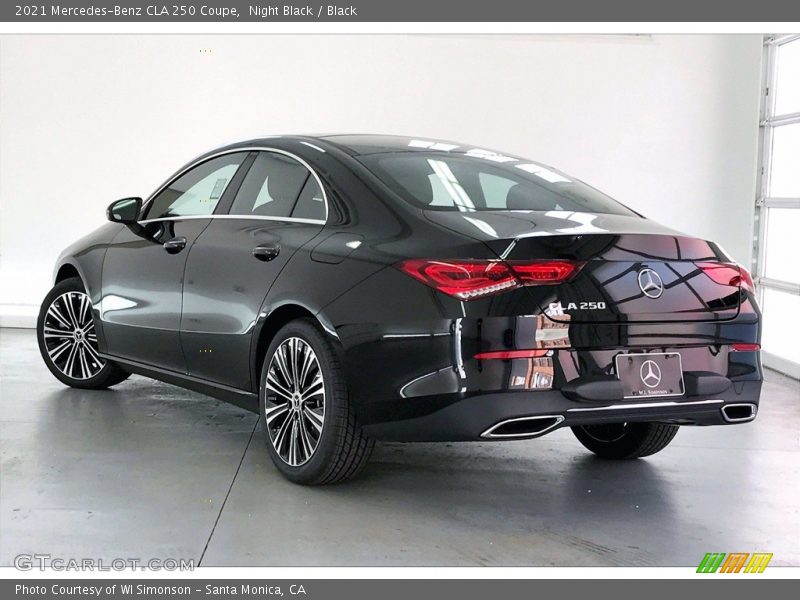 Night Black / Black 2021 Mercedes-Benz CLA 250 Coupe