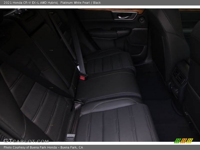 Platinum White Pearl / Black 2021 Honda CR-V EX-L AWD Hybrid